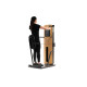 Тренажер для жиму NOHRD StudioLine Chest Press Oak SL-NH-51.341, дуб