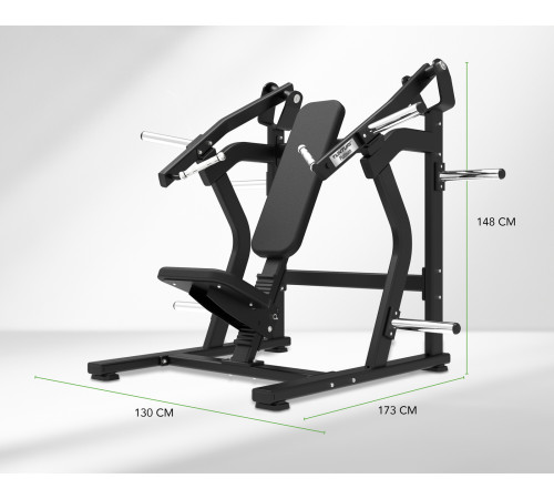 Тренажер для жиму Tunturi Platinum Incline Chest Press, чорна