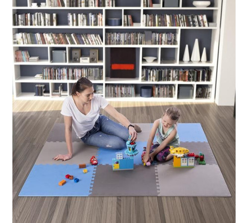 Килимок-пазл ONE FITNESS MP10 180 см x 180 см x 1 см різнокольоровий Килимок-пазл ONE FITNESS MP10 180 см x 180 см x 1 см різнокольоровий
