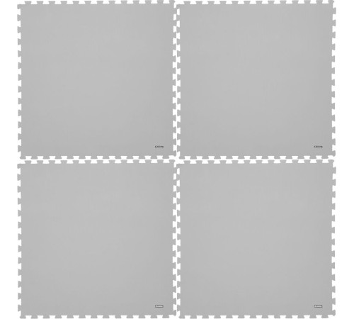 Килимок захисний inSPORTline EVA40 200 см x 200 см x 1 см сірий
