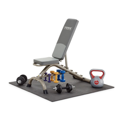 Килимок-пазл York Fitness FLOORGUARD 1,2см 4 частин