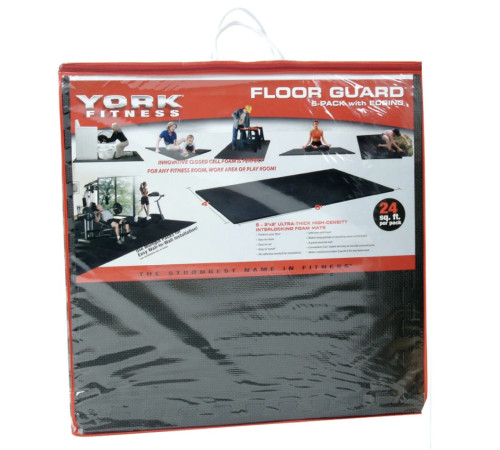 Килимок-пазл York Fitness FLOORGUARD 1,2см 4 частин
