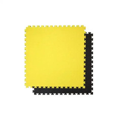 Мат-пазл WCG EVA 100 х 100 х 3 см - чорно-жовтий