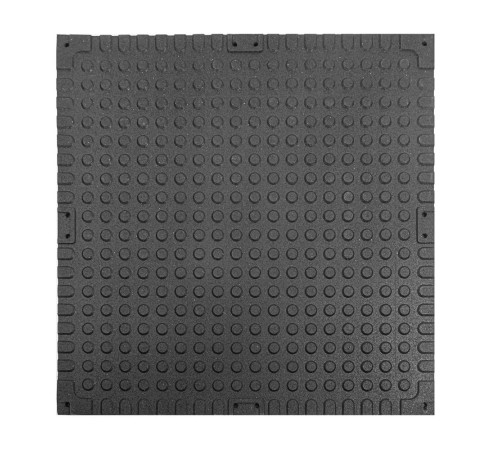 Захисний килимок inSPORTline Luxteko Waffle 100 x 100 x 2 см дерево