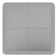 Захисний килимок inSPORTline Luxteko Waffle 100 x 100 x 2 см мармур