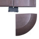 Захисний килимок inSPORTline Luxteko Waffle 100 x 100 x 2 см мармур