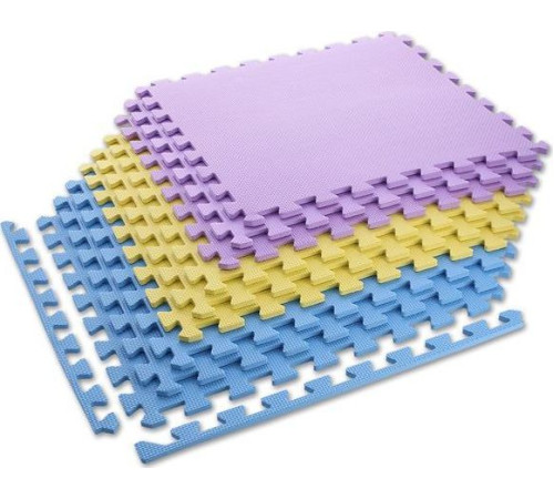 Килимок-пазл ONE FITNESS MP10 180 см x 180 см x 1 см різнокольоровий