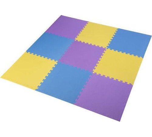 Килимок-пазл ONE FITNESS MP10 180 см x 180 см x 1 см різнокольоровий