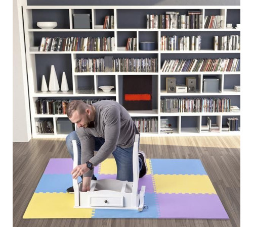 Килимок-пазл ONE FITNESS MP10 180 см x 180 см x 1 см різнокольоровий