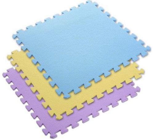 Килимок-пазл ONE FITNESS MP10 180 см x 180 см x 1 см різнокольоровий
