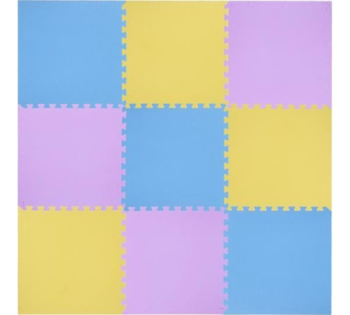 Килимок-пазл ONE FITNESS MP10 180 см x 180 см x 1 см різнокольоровий