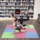 Килимок-пазл ONE FITNESS MP10 180 см x 180 см x 1 см різнокольоровий