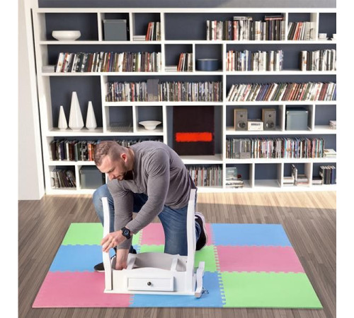 Килимок-пазл ONE FITNESS MP10 180 см x 180 см x 1 см різнокольоровий Килимок-пазл ONE FITNESS MP10 180 см x 180 см x 1 см різнокольоровий