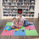Килимок-пазл ONE FITNESS MP10 180 см x 180 см x 1 см різнокольоровий