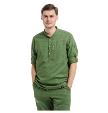 Сорочка ч Turbat Madeira Hemp Mns bronze green - L - зелений