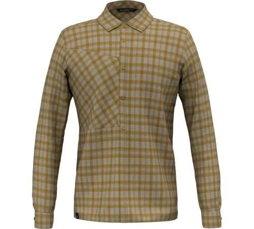 Сорочка чоловіча Salewa FANES FLANNEL 5 PL M L/S SHIRT 28446 7189 розмір 52/XL - коричнева