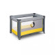 Ліжечко-манеж Lionelo Stefi Yellow Lemon 64 х 124 х 73 см - сіро-жовтий