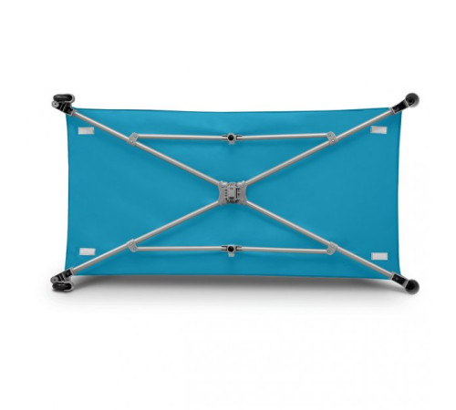 Ліжечко-манеж Lionelo Stefi Green Turquoise 64 х 124 х 73 см - синій