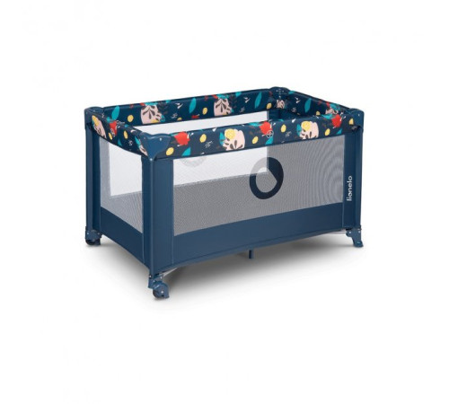 Ліжечко-манеж Lionelo Stefi Blue Navy - темно-синій