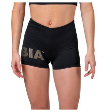 Жіночі шорти Nebbia Gold Print 828 - чорний/XS