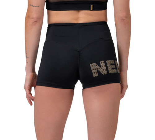 Жіночі шорти Nebbia Gold Print 828 - чорний/XS Жіночі шорти Nebbia Gold Print 828 - чорний/XS