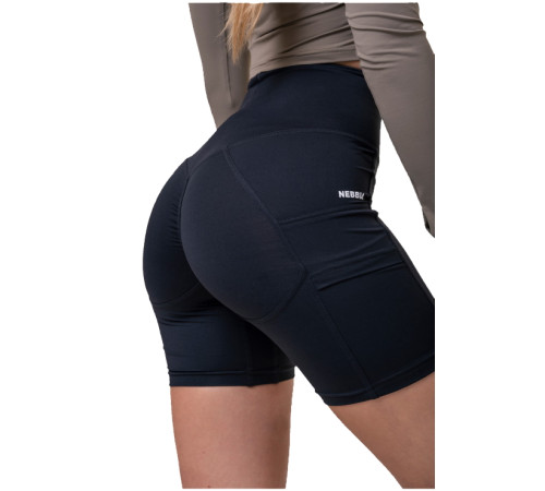 Жіночі шорти спортивні Nebbia Fit & Smart 575 - чорний/L Жіночі шорти спортивні Nebbia Fit & Smart 575 - чорний/L