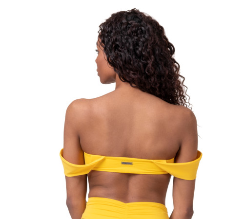 Топ, бюстгальтер, верх купальника Nebbia Miami Retro Top 553 - жовтий/М