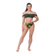 Бікіні з високою талією Nebbia Sporty Bottom 555 - світло-зелений/S