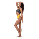 Бікіні з високою талією Nebbia Sporty Bottom 555 - жовтий/М