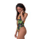 Жіночий купальник Nebbia High Energy Monokini 560 - зелений/S