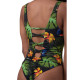 Жіночий купальник Nebbia High Energy Monokini 560 - зелений/S