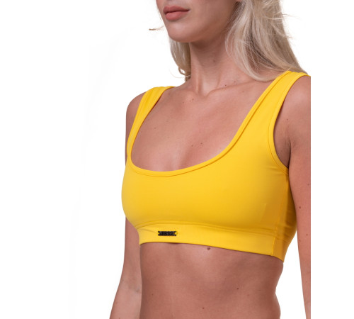 Жіночий топ, бюстгальтер Nebbia Miami Sporty Bralette 554 - жовтий/М