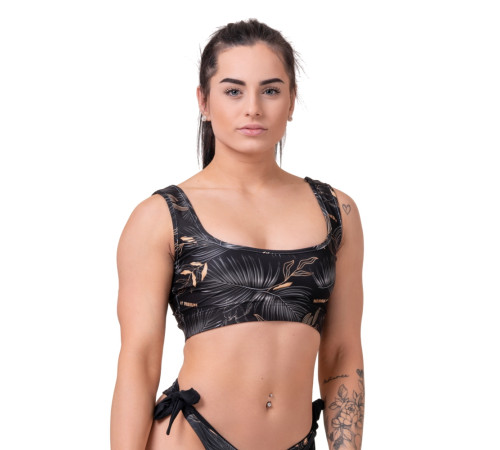 Жіночий топ, бюстгальтер Nebbia Miami Sporty Bralette 554 - чорний/M Жіночий топ, бюстгальтер Nebbia Miami Sporty Bralette 554 - чорний/M
