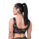 Жіночий топ, бюстгальтер Nebbia Miami Sporty Bralette 554 - чорний/M
