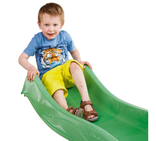 Дитяча гірка KBT пластикова, 220 х 46 х 120 см - зелена