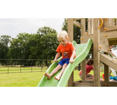 Дитяча гірка KBT пластикова, 300 х 49 х 150 см - зелена