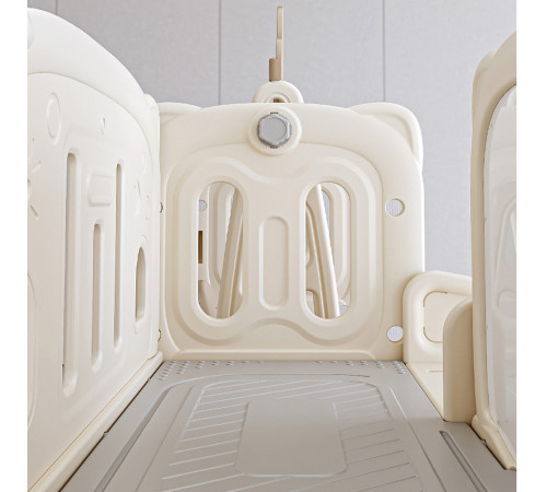 Дитячий ігровий майданчик Playground inSPORTline Nikino 123 x 201 x 207 см, бежевий