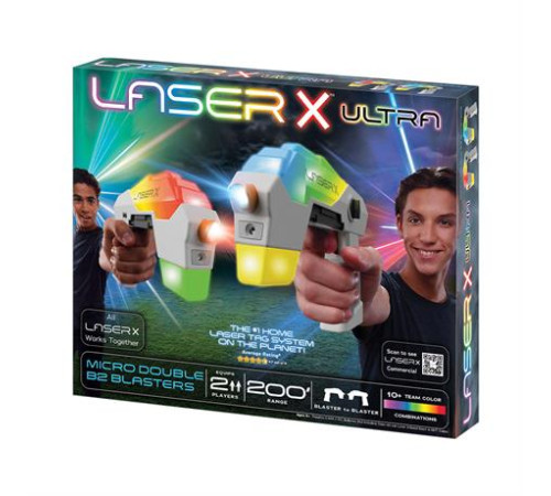 Набір для лазерних боїв Laser X Ultra Micro для двох гравців (87551) Набір для лазерних боїв Laser X Ultra Micro для двох гравців (87551)
