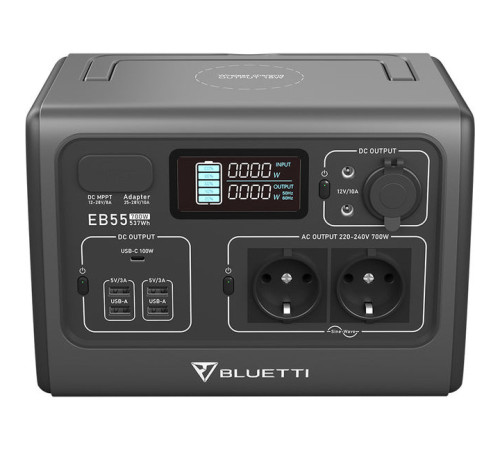 Зарядна станція Bluetti PowerOak EB55 537Wh 700W 150000mAh (PB930340) Зарядна станція Bluetti PowerOak EB55 537Wh 700W 150000mAh (PB930340)