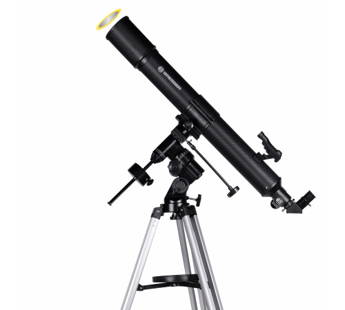 Телескоп Bresser Quasar 80/900 EQ Refractor Solar Carbon з сонячним фільтром і адаптером для смартфона (4780909) Телескоп Bresser Quasar 80/900 EQ Refractor Solar Carbon з сонячним фільтром і адаптером для смартфона (4780909)