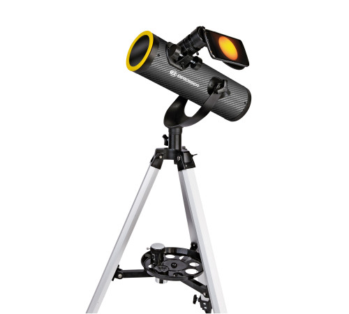 Телескоп Bresser Solarix 76/350 AZ Carbon з сонячним фільтром і адаптером для смартфона (4676359) Телескоп Bresser Solarix 76/350 AZ Carbon з сонячним фільтром і адаптером для смартфона (4676359)