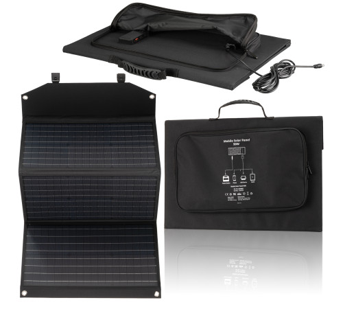Портативний зарядний пристрій сонячна панель Bresser Mobile Solar Charger 90 Watt USB DC (3810060) Портативний зарядний пристрій сонячна панель Bresser Mobile Solar Charger 90 Watt USB DC (3810060)