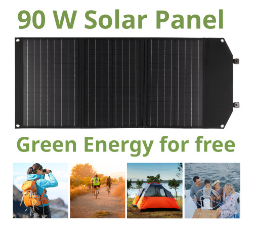 Портативний зарядний пристрій сонячна панель Bresser Mobile Solar Charger 90 Watt USB DC (3810060) Портативний зарядний пристрій сонячна панель Bresser Mobile Solar Charger 90 Watt USB DC (3810060)