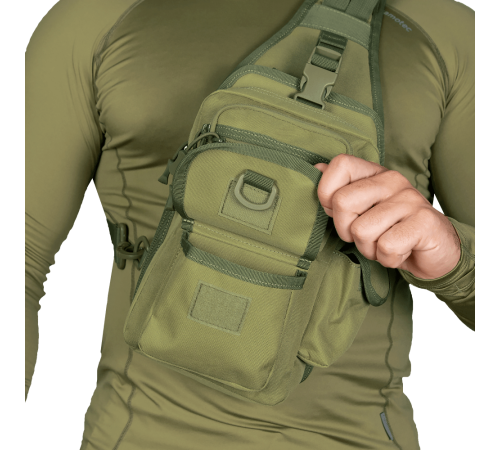 Сумка Gunner Sling 2.0 Олива (7115) Сумка Gunner Sling 2.0 Олива (7115)
