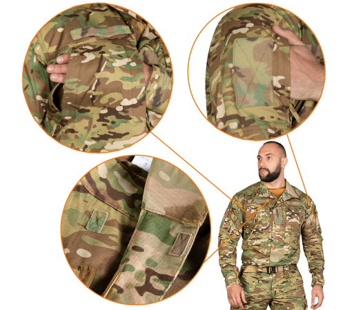 Кітель Blitz Twill Multicam (8012), L Кітель Blitz Twill Multicam (8012), L
