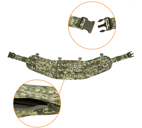 Розвантажувальний пояс War Belt Піксель (8054) TG/CTC Розвантажувальний пояс War Belt Піксель (8054) TG/CTC