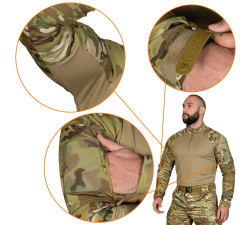 Бойова сорочка Raid Multicam/Tan (7504), XL Бойова сорочка Raid Multicam/Tan (7504), XL