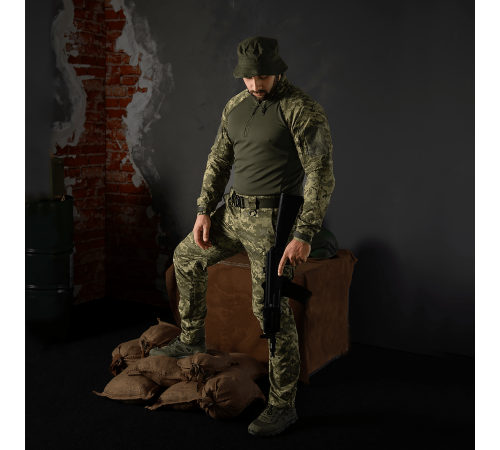 Бойова сорочка Raid Піксель/Олива (7608), L Бойова сорочка Raid Піксель/Олива (7608), L