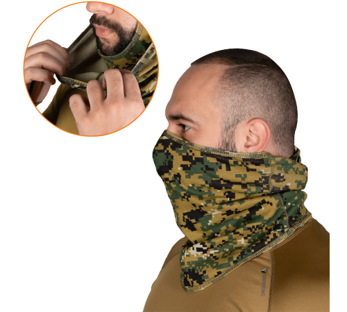Балаклава Pro Ribana Marpat Brown (7542) Балаклава Pro Ribana Marpat Brown (7542)