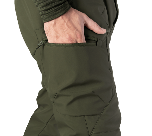 Зимові штани SoftShell Олива (6614), XXXL Зимові штани SoftShell Олива (6614), XXXL